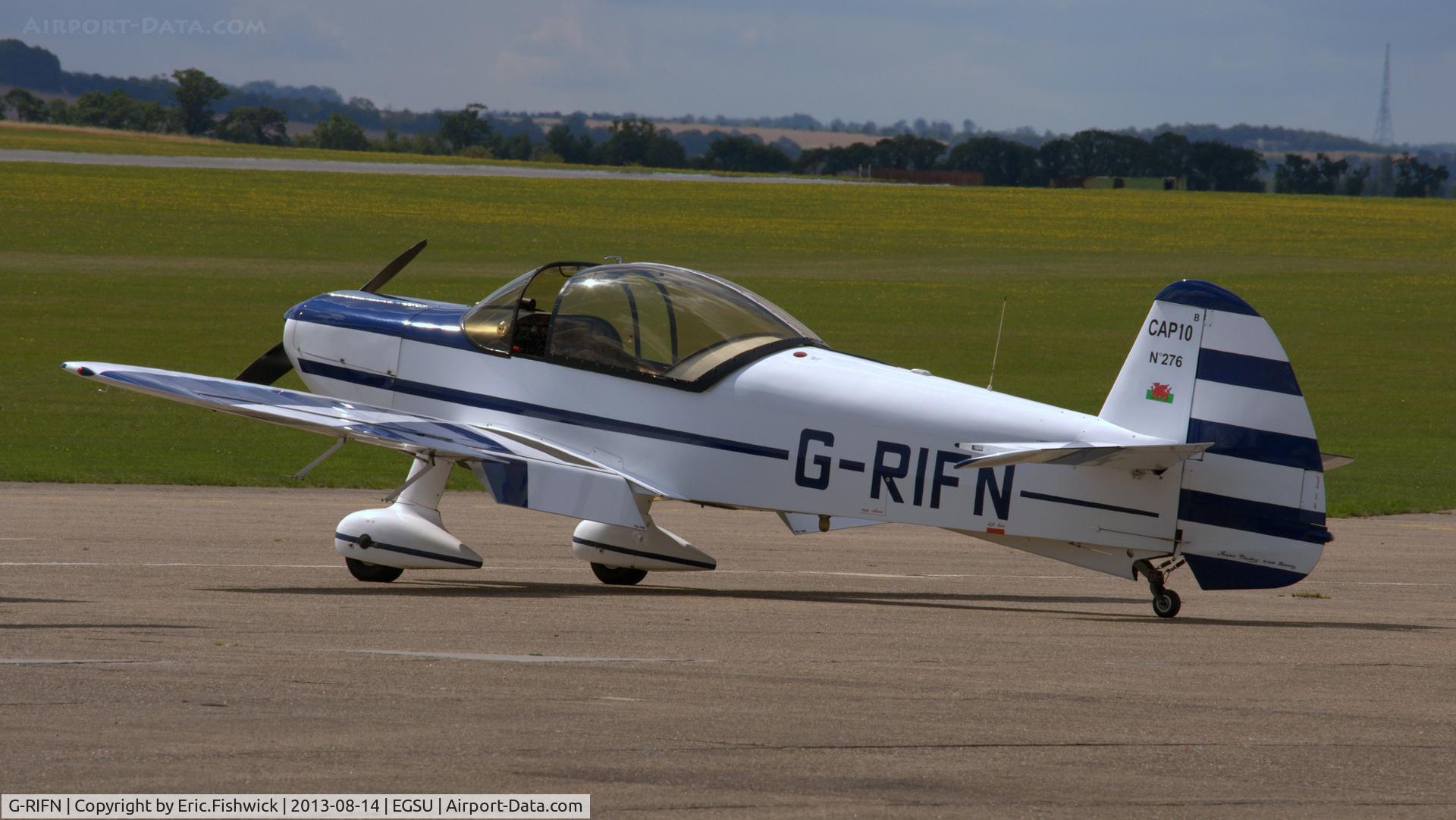 G-RIFN, 1995 Mudry CAP-10B C/N 276, 1. G-RIFN visiting Duxford Airfield.