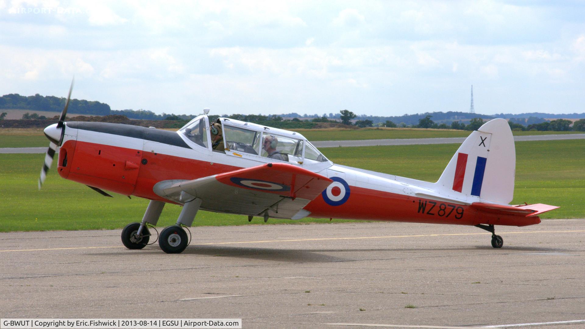 G-BWUT, 1953 De Havilland DHC-1 Chipmunk T.10 C/N C1/0918, 1. G-BWUT preparing to depart Duxford Airfield.