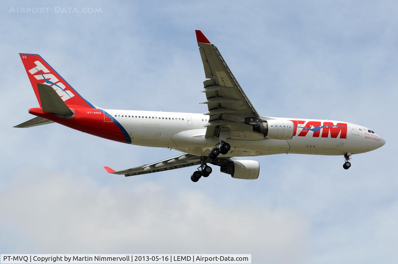 PT-MVQ, 2008 Airbus A330-223 C/N 968, TAM