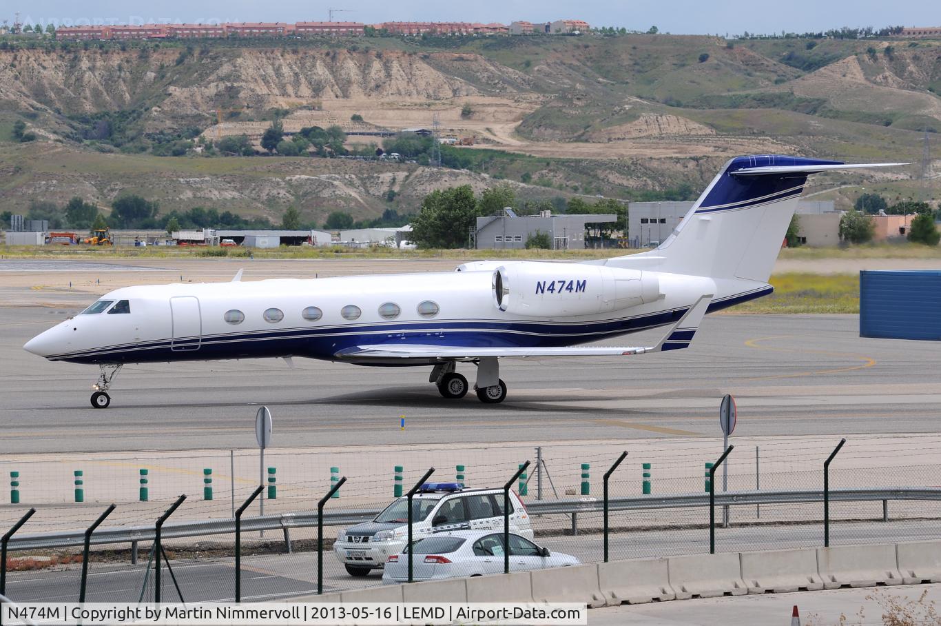 N474M, 2007 Gulfstream Aerospace GIV-X (G450) C/N 4073, Private