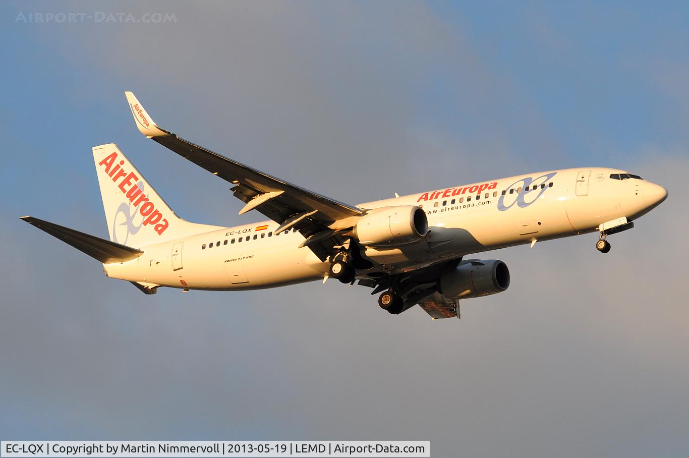 EC-LQX, 2012 Boeing 737-85P C/N 36589, Air Europa