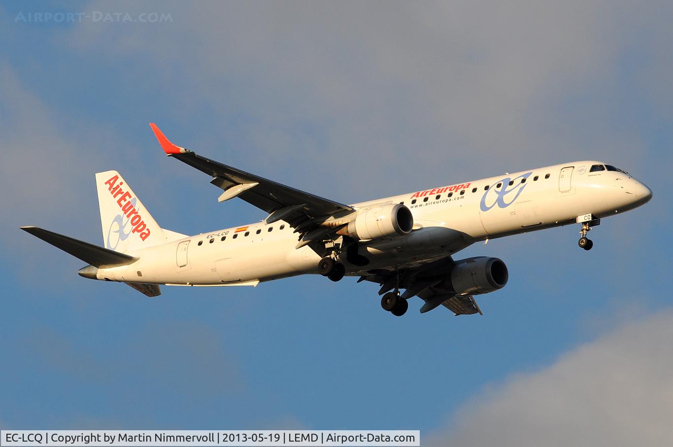 EC-LCQ, 2010 Embraer 195LR (ERJ-190-200LR) C/N 19000303, Air Europa