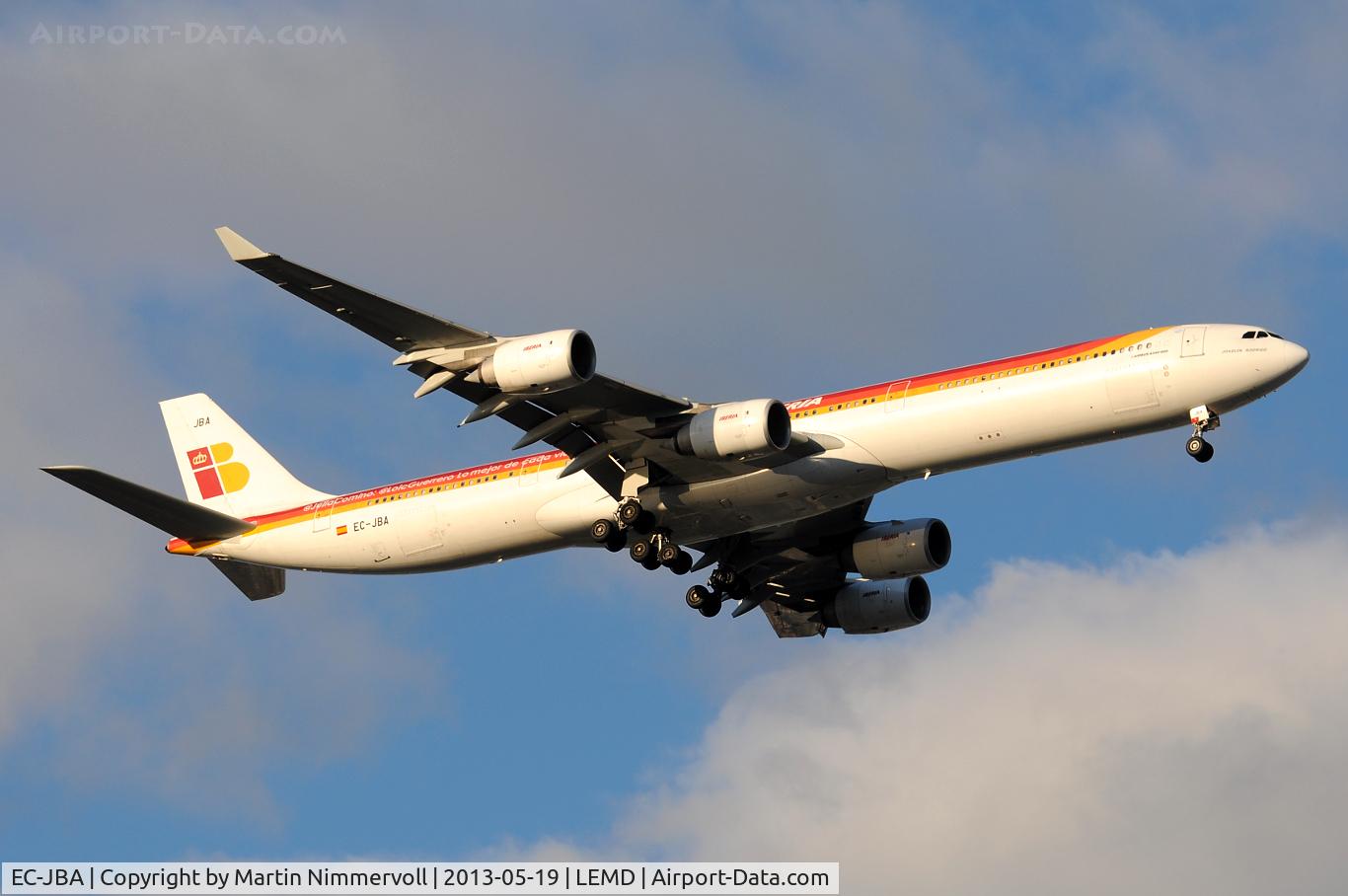 EC-JBA, 2004 Airbus A340-642 C/N 606, Iberia