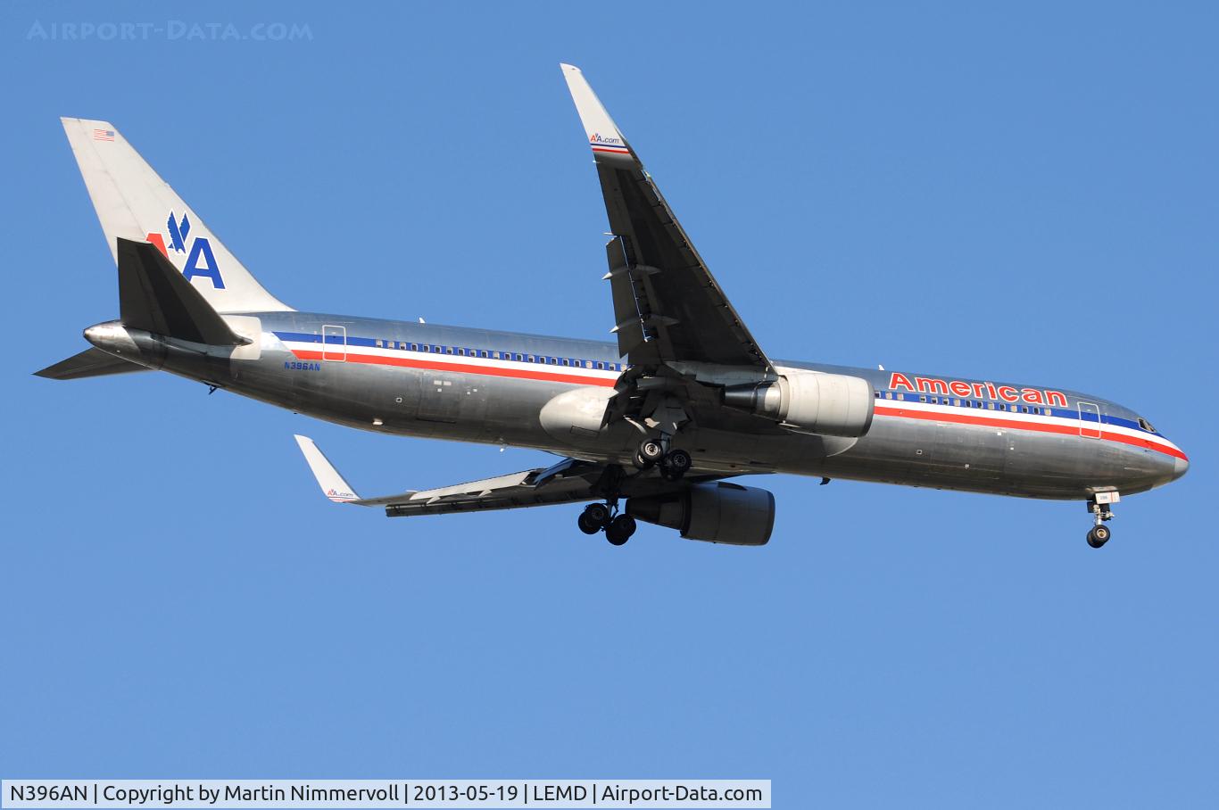 N396AN, 1999 Boeing 767-323/ER C/N 29603, American Airlines