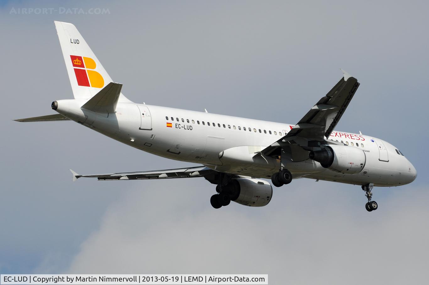 EC-LUD, 1999 Airbus A320-214 C/N 1067, Iberia Express