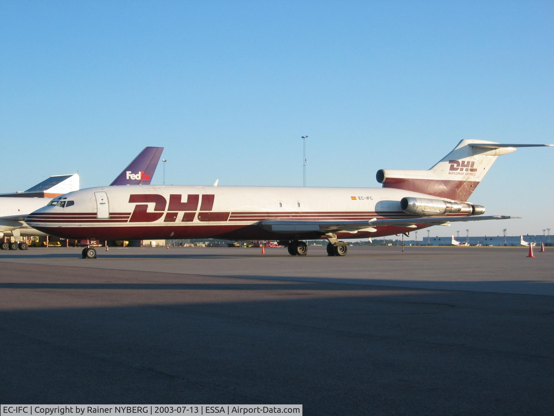 EC-IFC, 1981 Boeing 727-277F C/N 22643, EC-IFC @ ARN