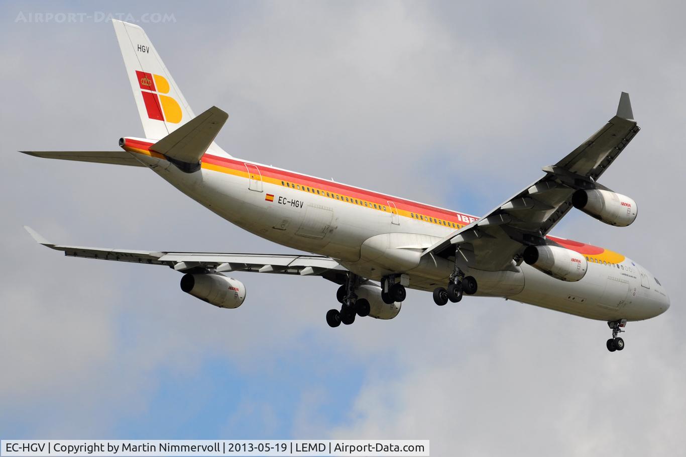 EC-HGV, 2000 Airbus A340-313X C/N 329, Iberia