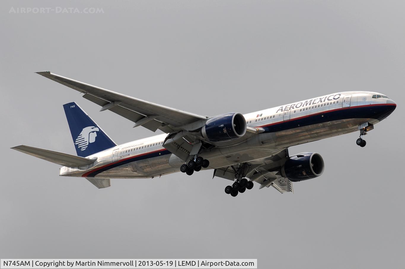 N745AM, 2006 Boeing 777-2Q8 C/N 32718, Aeromexico