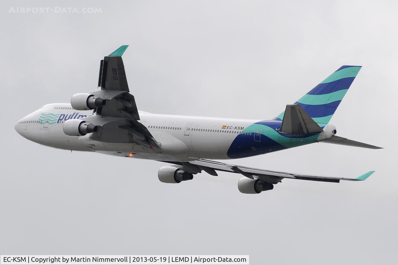EC-KSM, 1994 Boeing 747-412 C/N 27178, Pullmantur Air