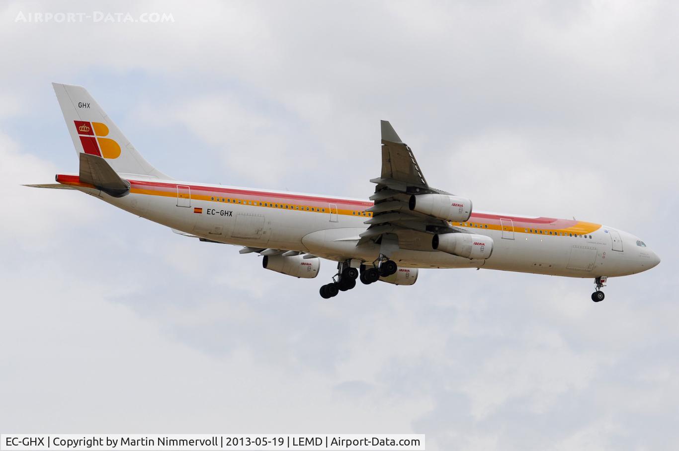 EC-GHX, 1996 Airbus A340-313 C/N 134, Iberia