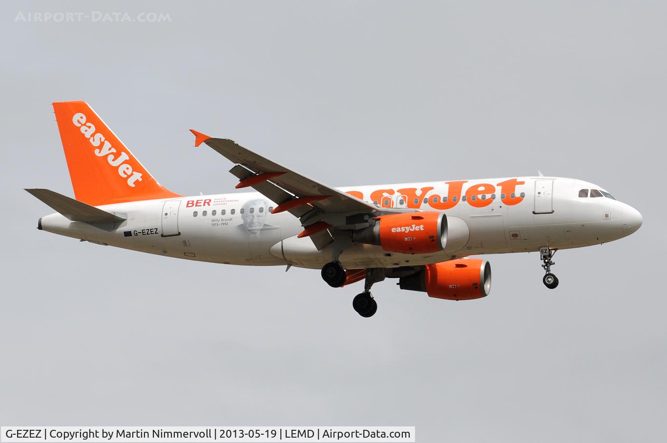 G-EZEZ, 2004 Airbus A319-111 C/N 2360, easyJet (Willy Brandt)