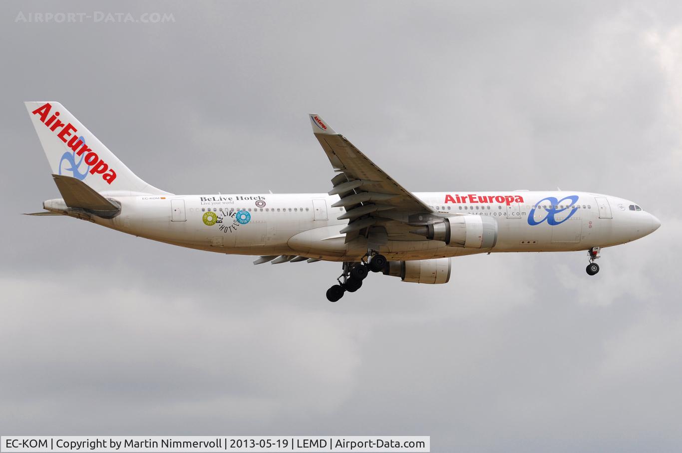 EC-KOM, 2008 Airbus A330-202 C/N 931, Air Europa