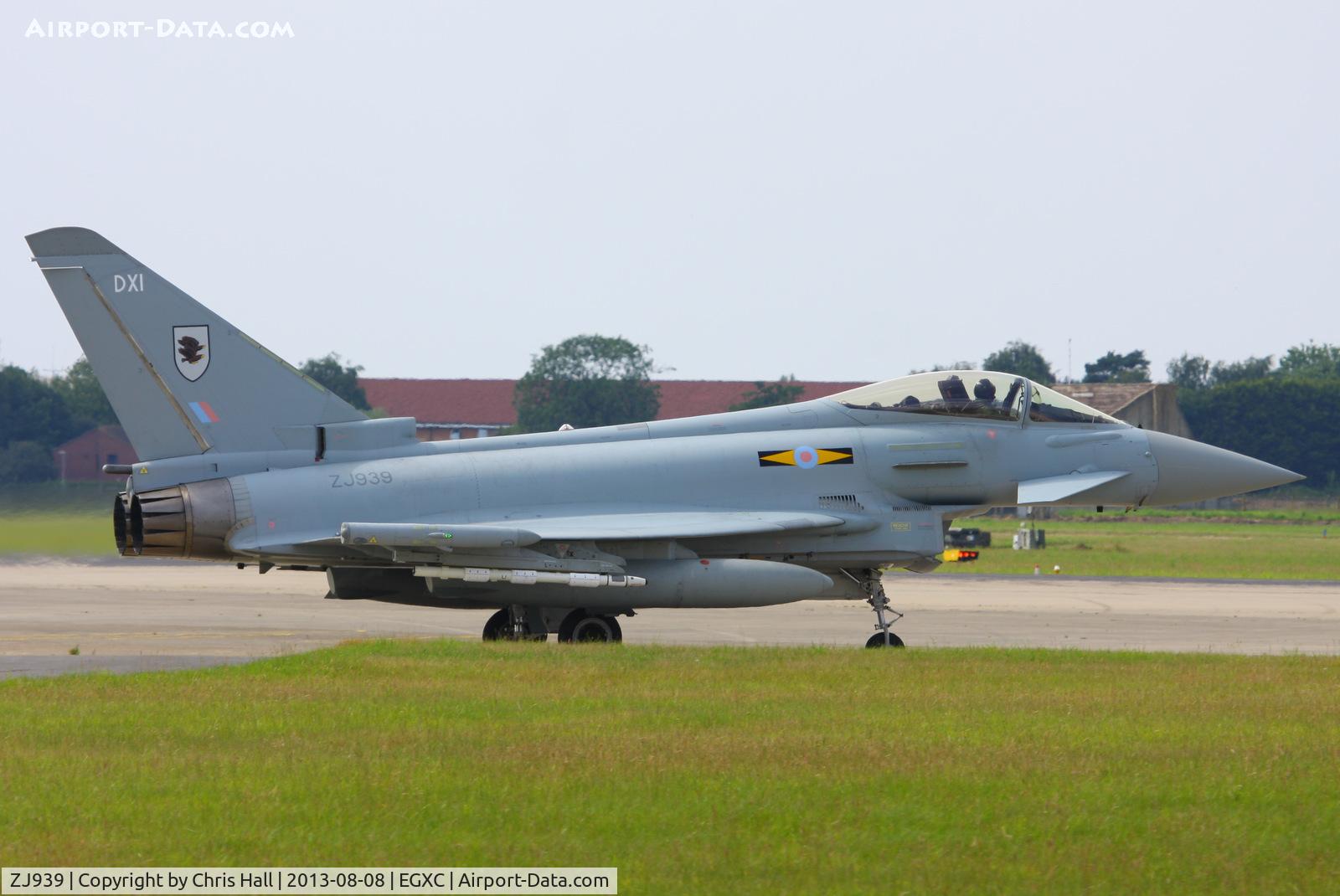 ZJ939, 2007 Eurofighter EF-2000 Typhoon FGR4 C/N 0125/BS032, Royal Air Force 11(F) Squadron