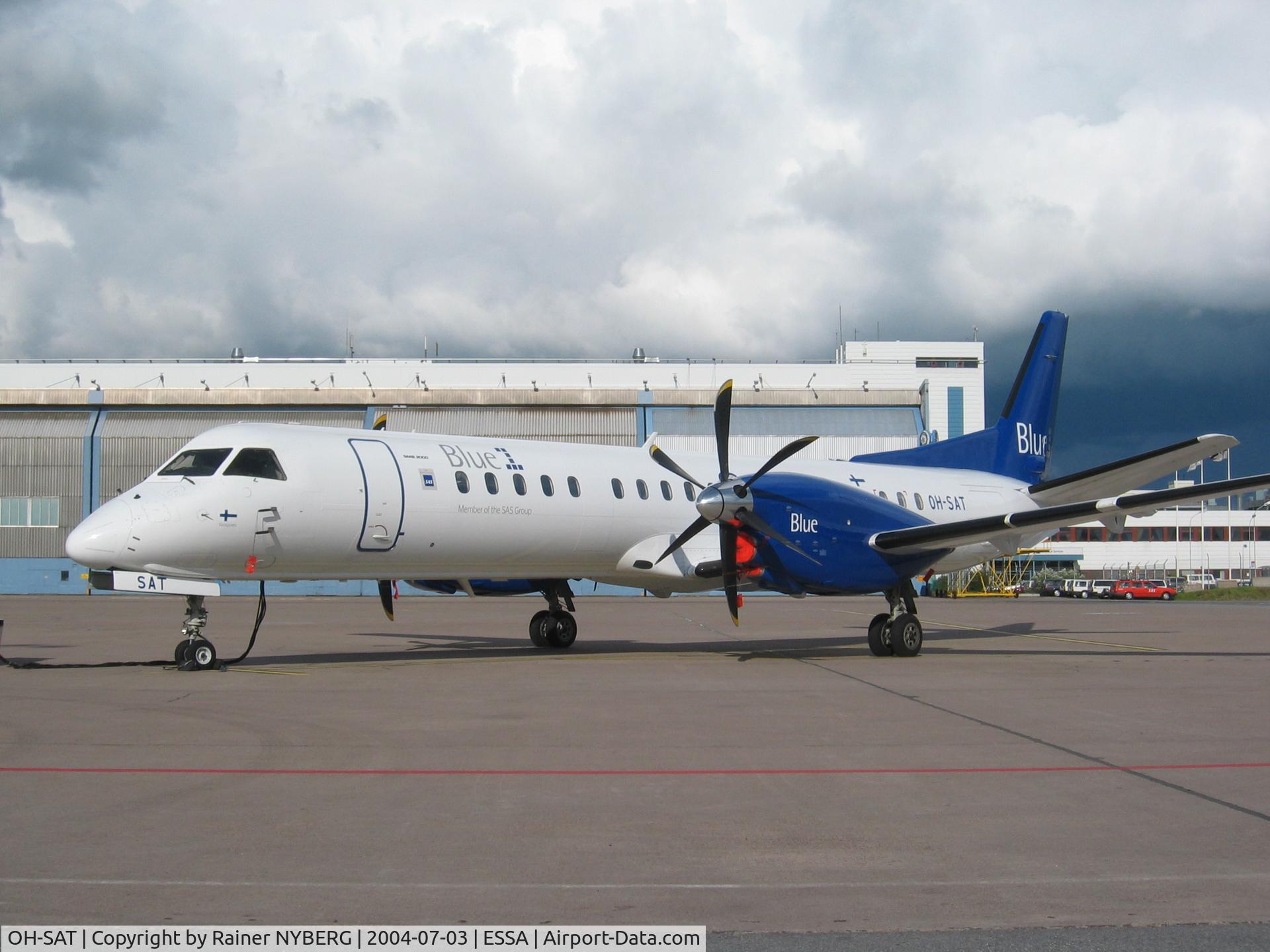 OH-SAT, 1997 Saab 2000 C/N 2000-042, OH-SAT @ ARN