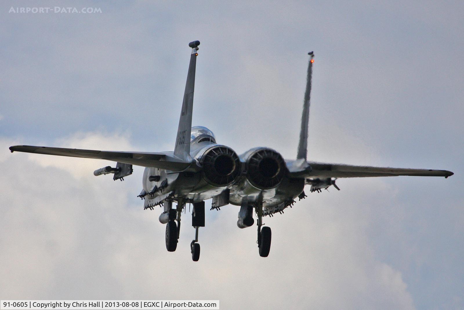 91-0605, 1991 McDonnell Douglas F-15E Strike Eagle C/N 1248/E206, 492nd Fighter Squadron “Madhatters”