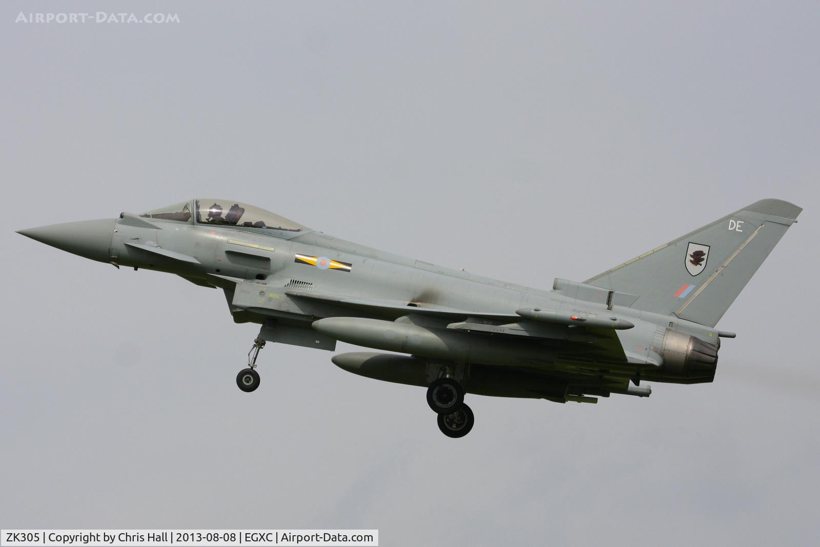 ZK305, 2009 Eurofighter EF-2000 Typhoon FGR4 C/N BS056/215, Royal Air Force 11(F) Squadron