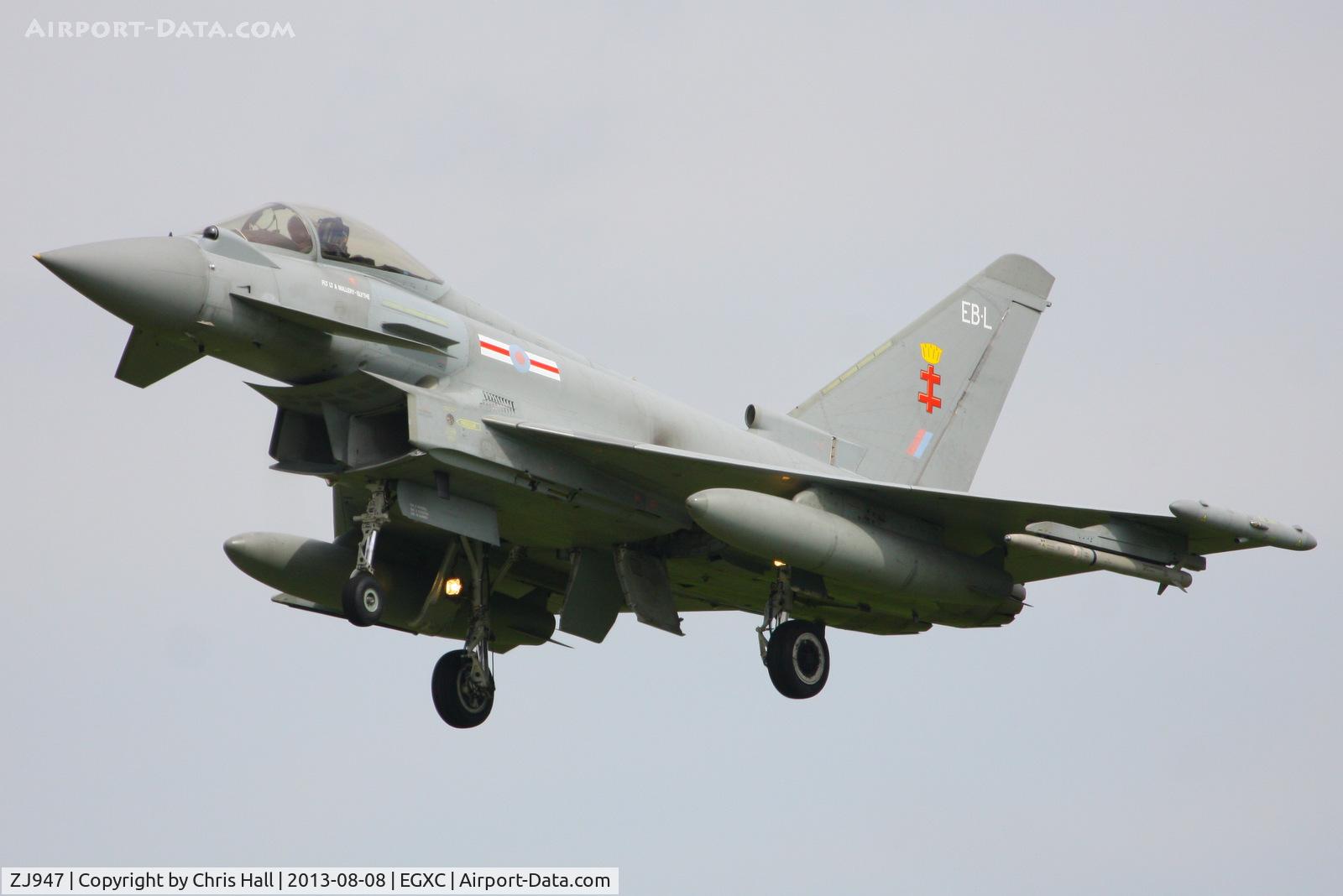 ZJ947, 2008 Eurofighter EF-2000 Typhoon FGR4 C/N 0159/BS040, Royal Air Force 41(R) Squadron