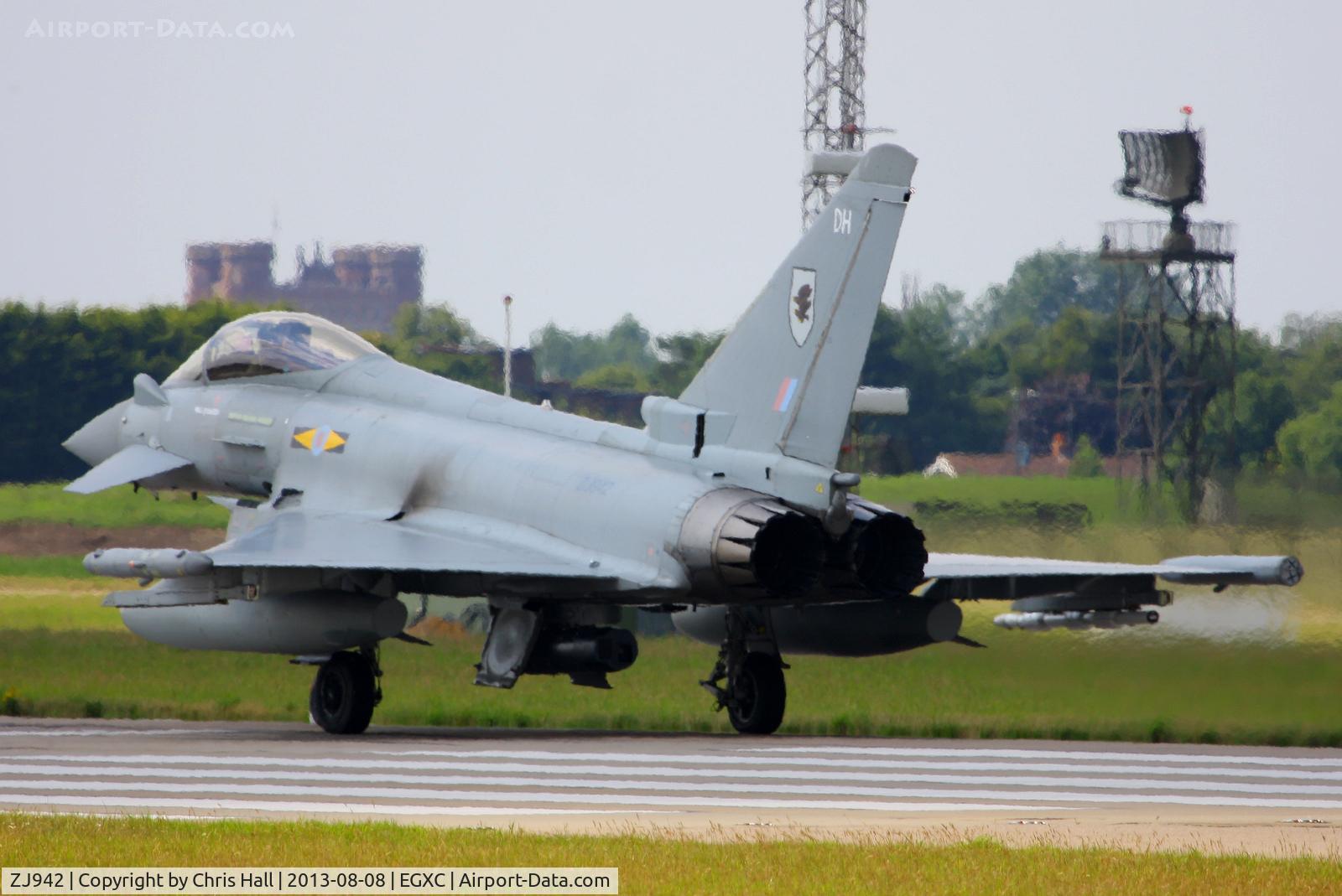 ZJ942, 2007 Eurofighter EF-2000 Typhoon FGR4 C/N 0137/BS035, Royal Air Force 11(F) Squadron