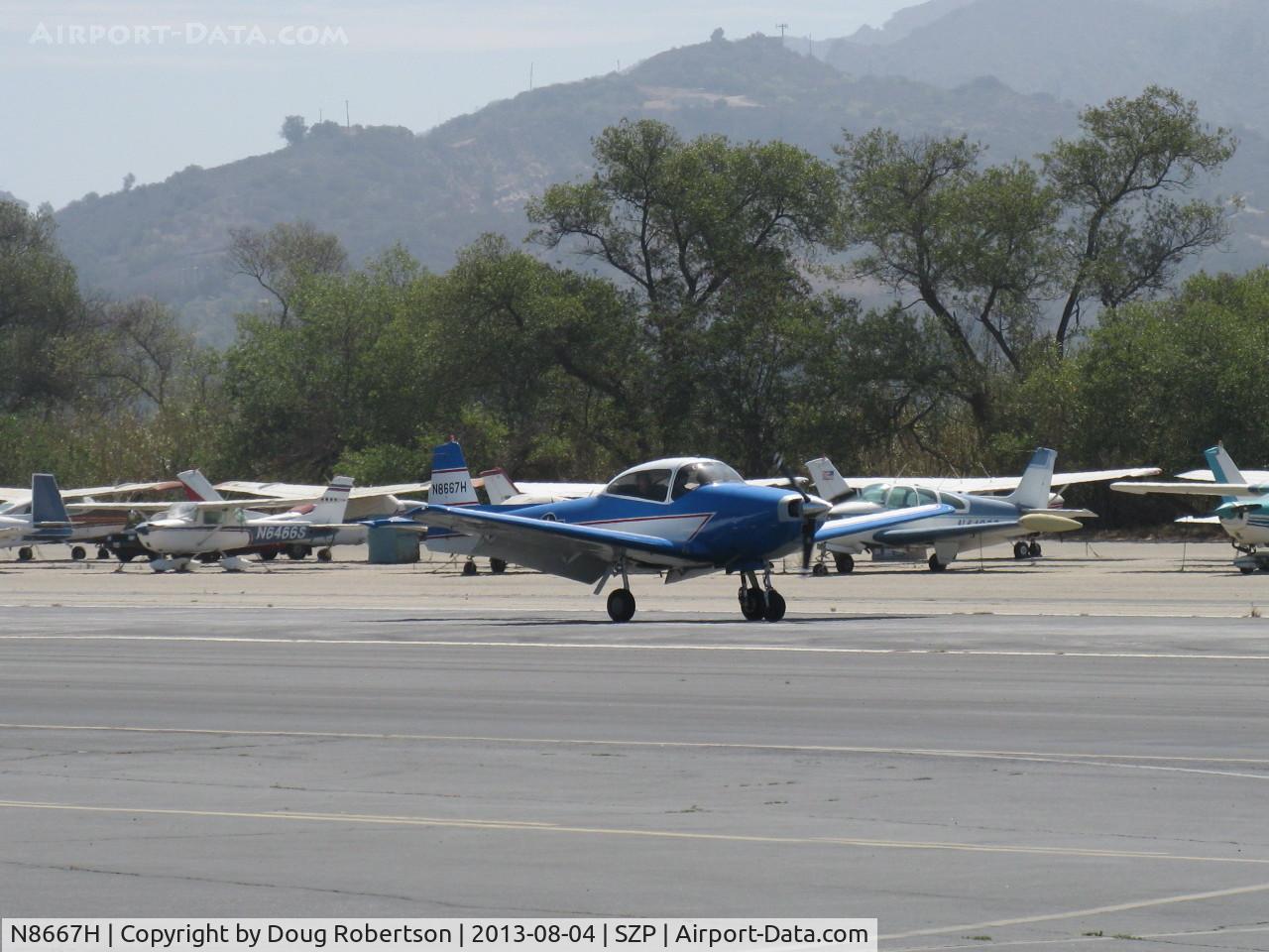 N8667H, 1947 North American Navion C/N NAV-4-667, 1947 North American NAVION, Continental IO-520 285 Hp upgrade, landing roll Rwy 22. Young Eagles Flight