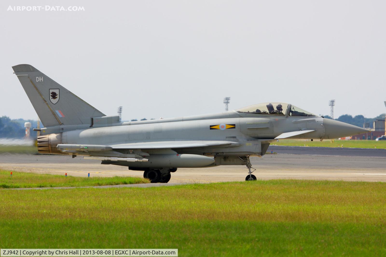 ZJ942, 2007 Eurofighter EF-2000 Typhoon FGR4 C/N 0137/BS035, Royal Air Force 11(F) Squadron