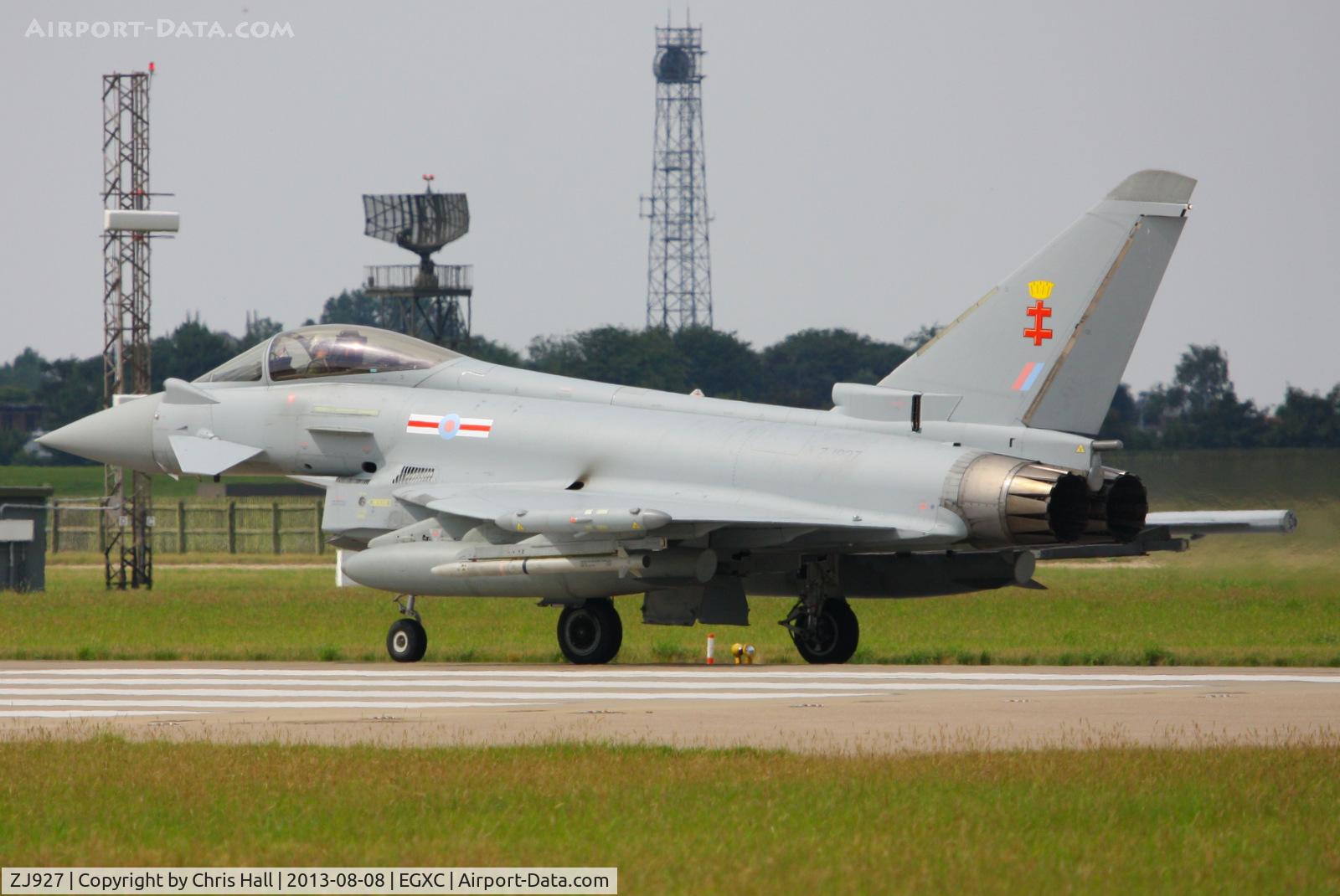 ZJ927, 2006 Eurofighter EF-2000 Typhoon FGR4 C/N 0089/BS018, Royal Air Force 41(R) Squadron