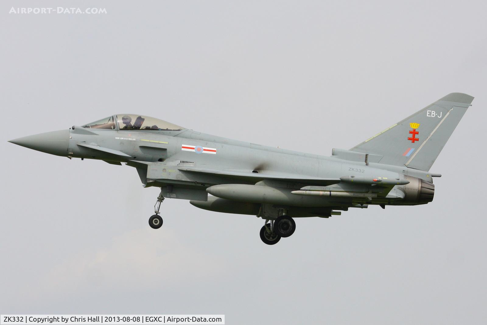 ZK332, 2011 Eurofighter EF-2000 Typhoon FGR4 C/N BS093/353, Royal Air Force 41(R) Squadron