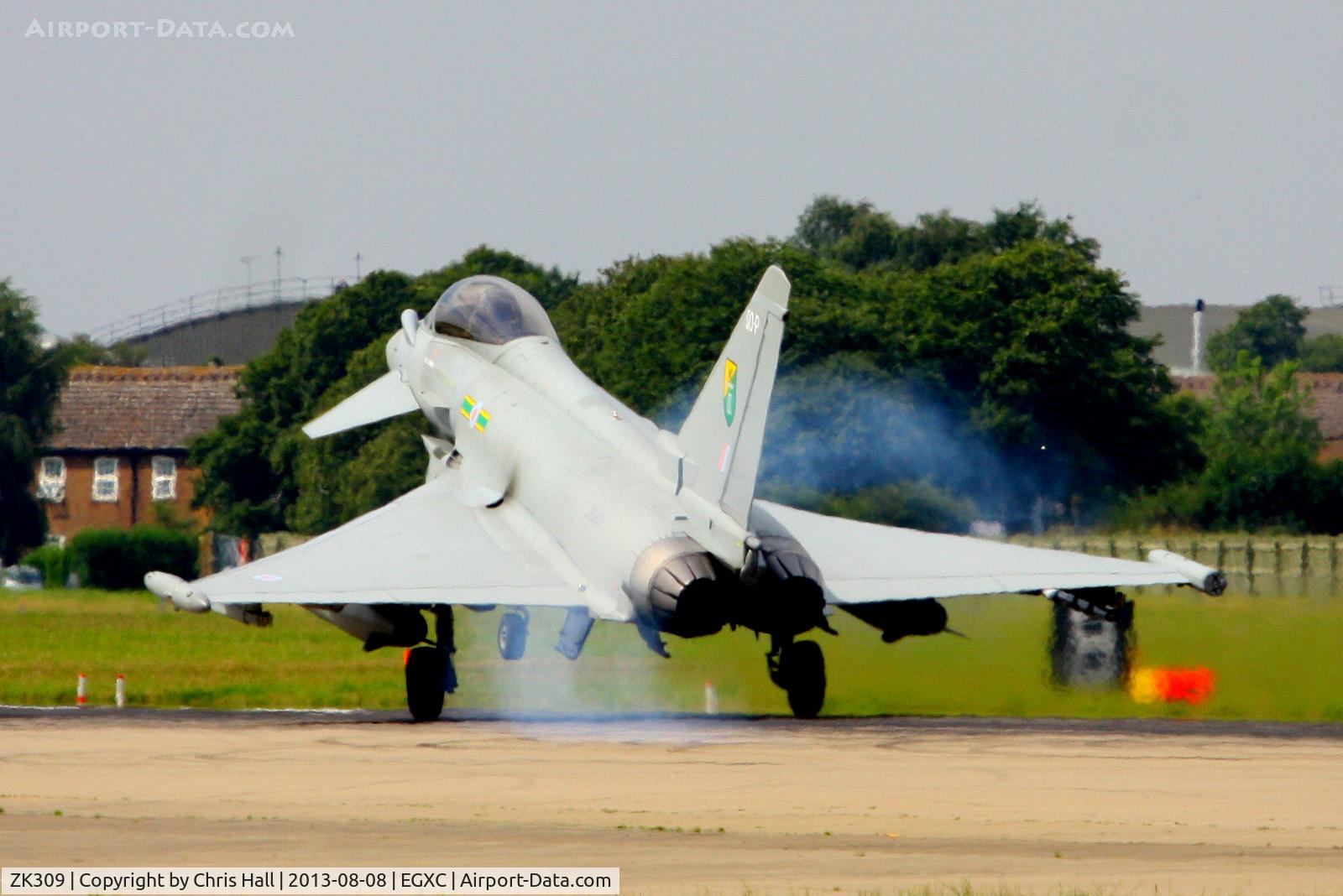 ZK309, 2010 Eurofighter EF-2000 Typhoon FGR4 C/N BS060/228, Royal Air Force 3(F) Squadron