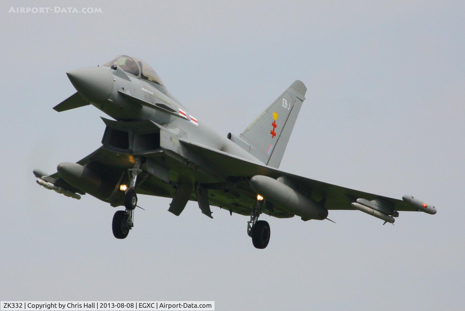 ZK332, 2011 Eurofighter EF-2000 Typhoon FGR4 C/N BS093/353, Royal Air Force 41(R) Squadron