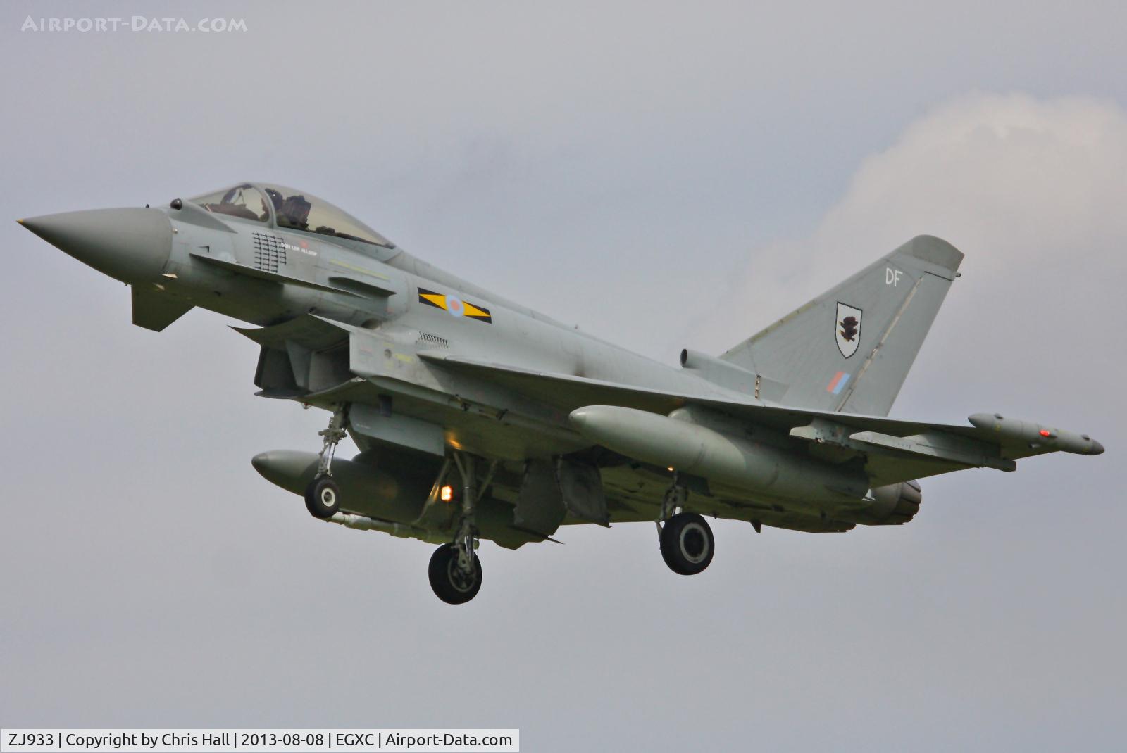 ZJ933, 2006 Eurofighter EF-2000 Typhoon FGR4 C/N 0108/BS024, Royal Air Force 11(F) Squadron