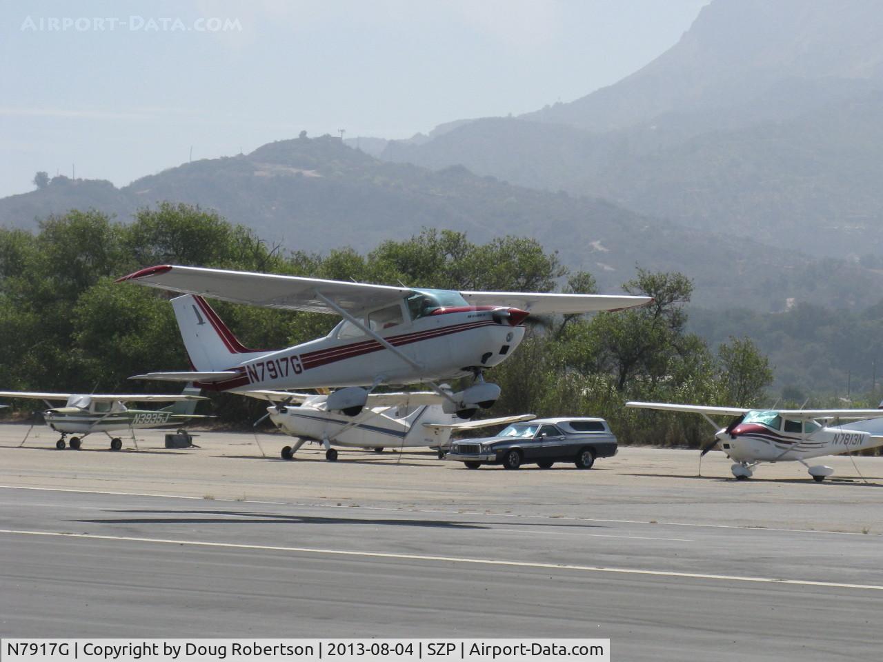 N7917G, 1970 Cessna 172L C/N 17259617, 1970 Cessna 172L SKYHAWK, Lycoming O-320-E2D 150 Hp, takeoff climb Rwy 22