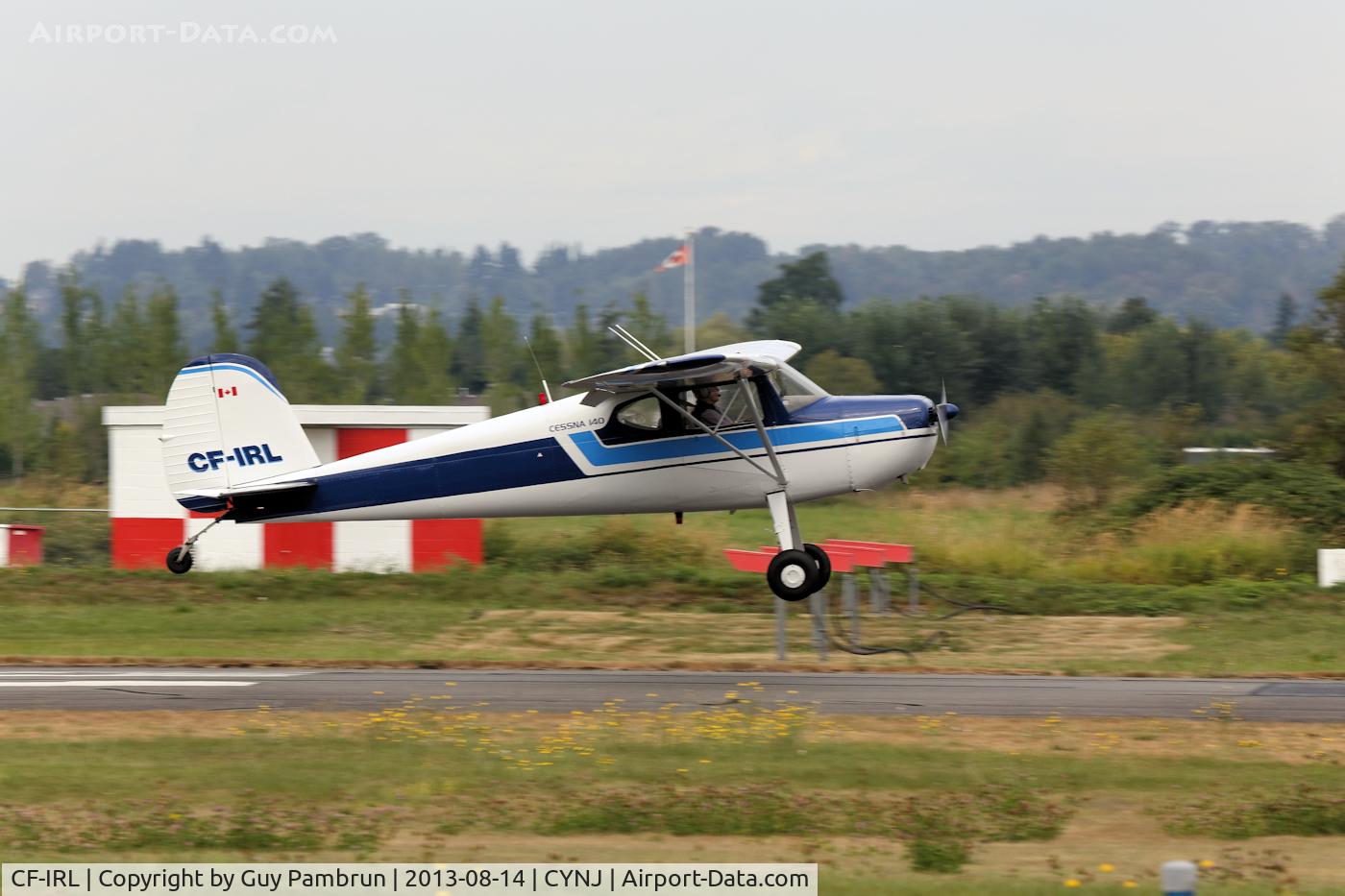 CF-IRL, 1946 Cessna 140 C/N 11224, Landing