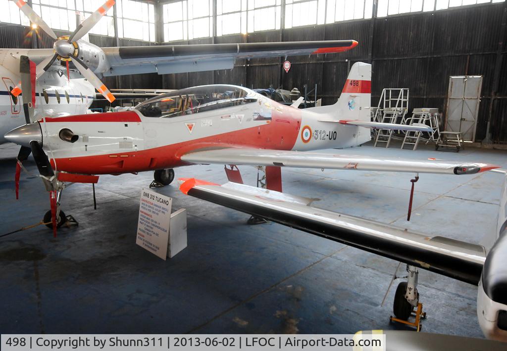 498, Embraer EMB-312F Tucano C/N 312498, Preserved in Canopee Museum and seen during LFOC Open Day 2013...