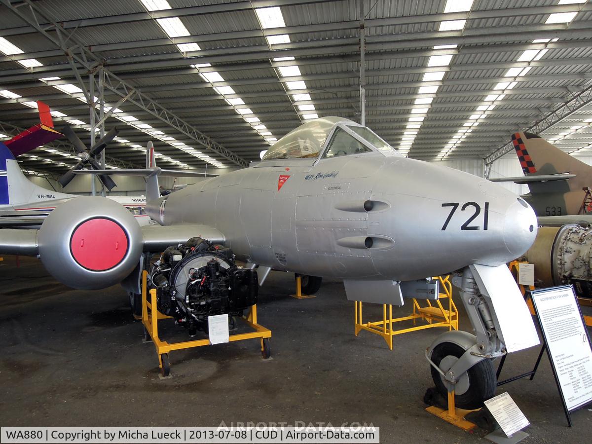 WA880, Gloster Meteor F.8 C/N Not found WA880, At the Queensland Air Museum, Caloundra