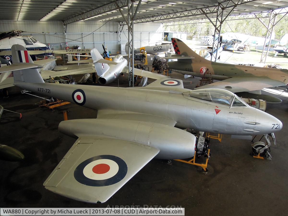 WA880, Gloster Meteor F.8 C/N Not found WA880, At the Queensland Air Museum, Caloundra