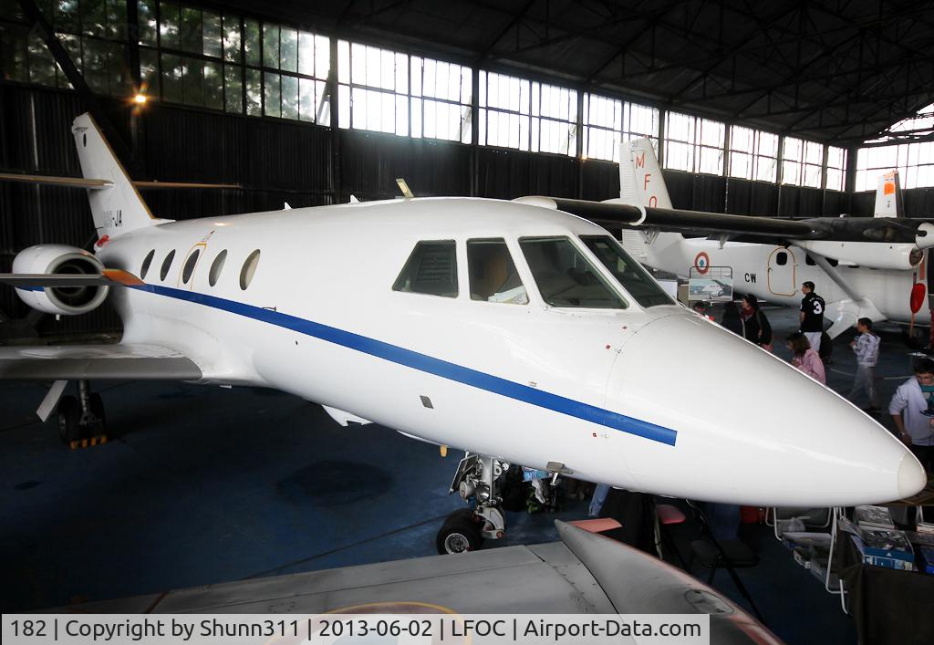 182, 1970 Dassault Falcon (Mystere) 20C C/N 182, Preserved in Canopee Museum and seen during LFOC Open Day 2013...