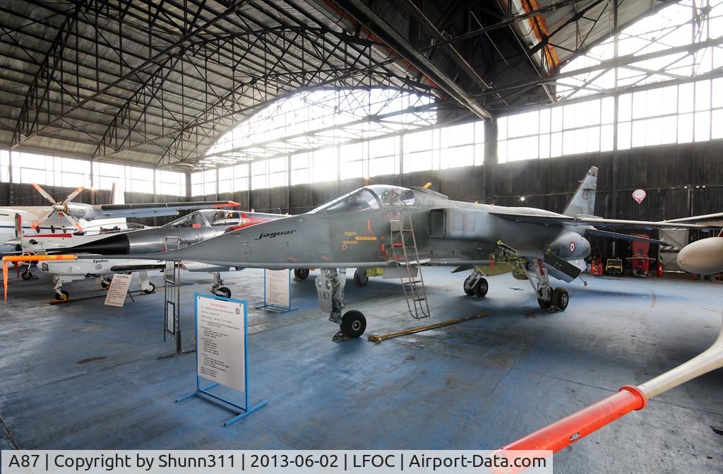 A87, Sepecat Jaguar A C/N A87, Preserved in Canopee Museum and seen during LFOC Open Day 2013...