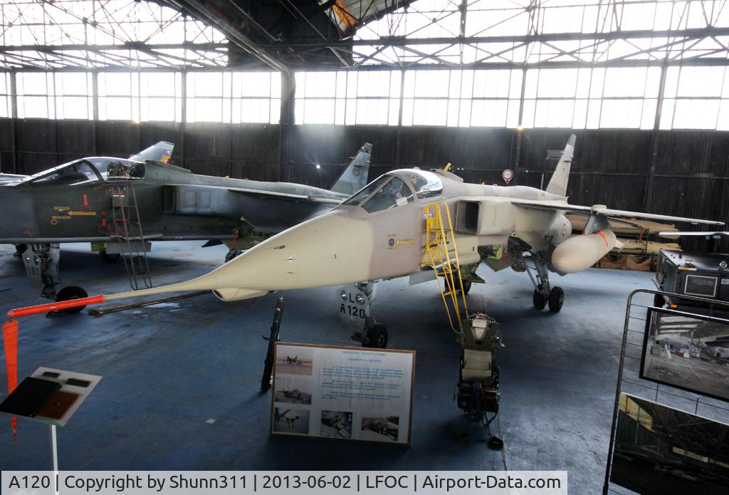 A120, Sepecat Jaguar A C/N A120, Preserved in Canopee Museum and seen during LFOC Open Day 2013...