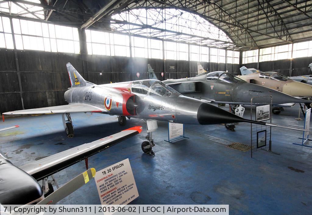 7, Dassault Mirage IIIC C/N 7, Preserved in Canopee Museum and seen during LFOC Open Day 2013... Special c/s