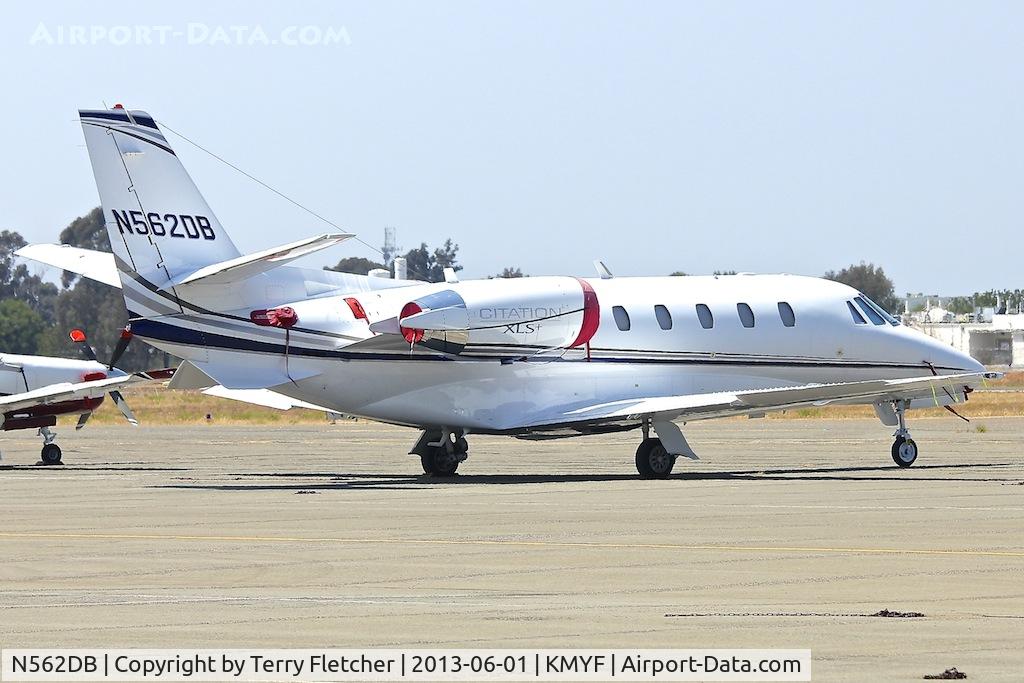 N562DB, Cessna 560XL C/N 560-6005, At Montgomery Field, San Diego, California