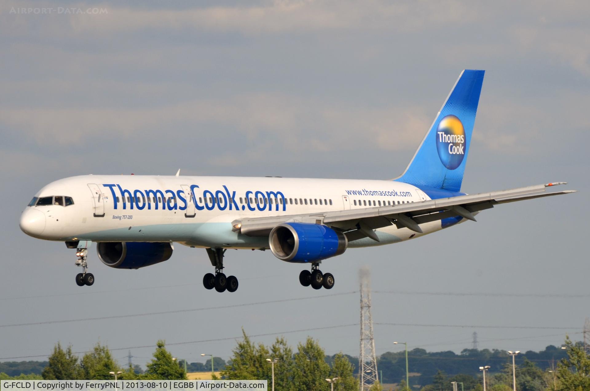 G-FCLD, 1997 Boeing 757-25F C/N 28718, Thomas Cook B752 on finals.