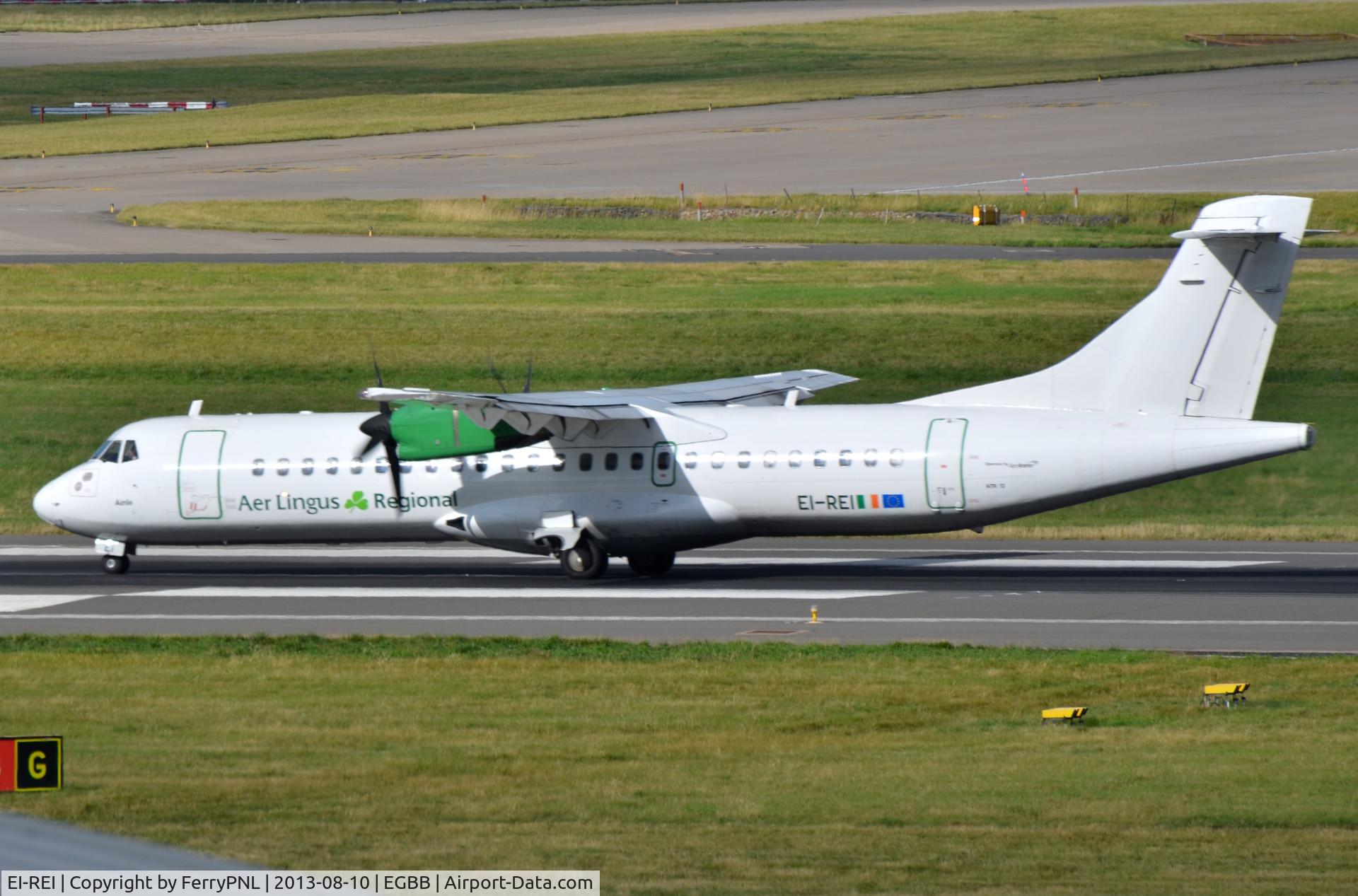 EI-REI, 1991 ATR 72-201 C/N 267, White EI ATR72 taking-off