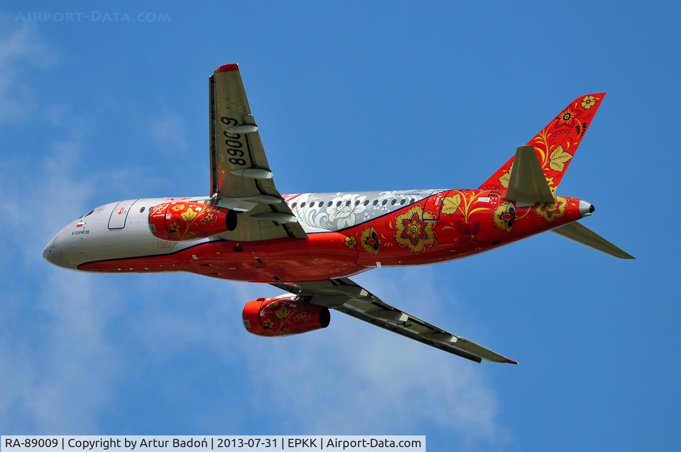 RA-89009, 2012 Sukhoi SuperJet 100-95B C/N 95017, Aeroflot