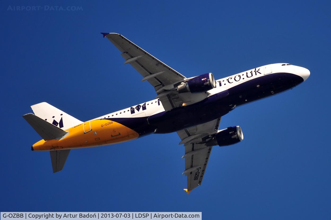G-OZBB, 1994 Airbus A320-212 C/N 389, Monarch
