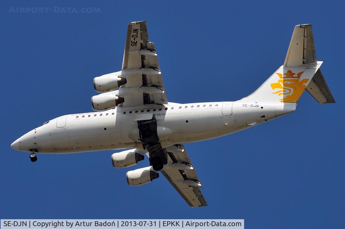 SE-DJN, 1993 British Aerospace Avro 146-RJ85 C/N E.2231, Malmo Aviation