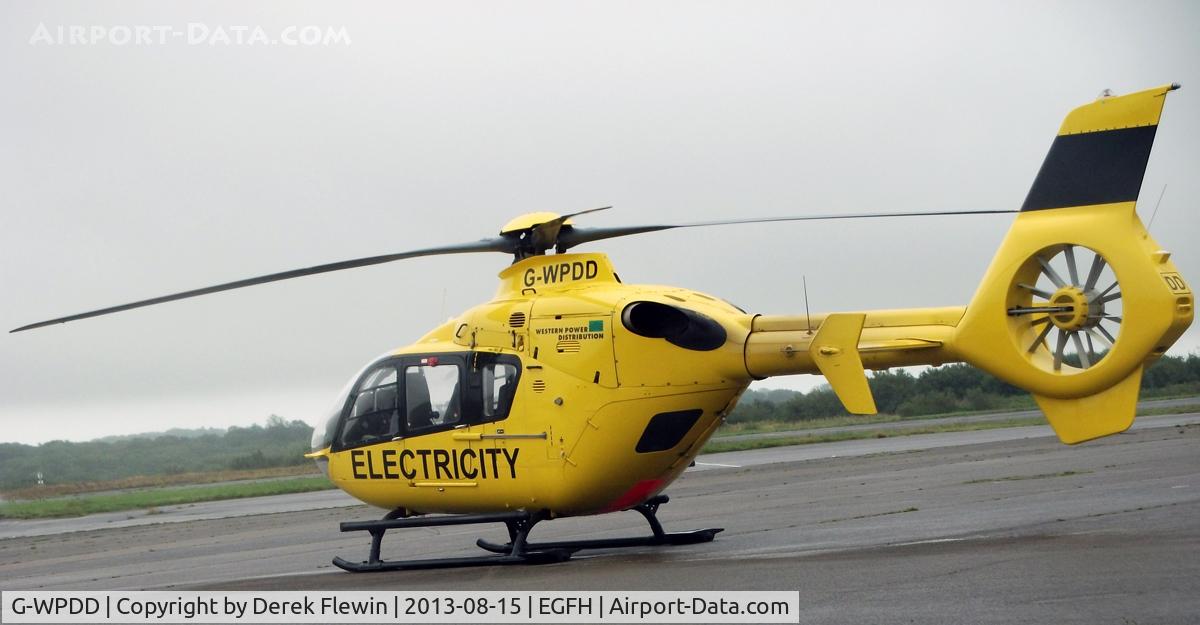 G-WPDD, 1999 Eurocopter EC-135P-1 C/N 0071, Visiting Eurocopter seen at EGFH.