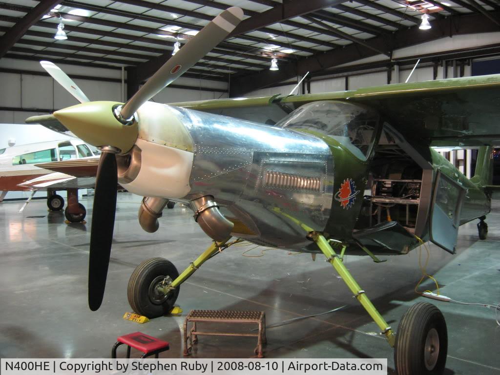 N400HE, 1985 Helio H-800 Courier C/N H-22, One of the airframes never signed off from the sale of Helio Aircraft LTD. and is often given a C/N of H-22 which was never given to by the FAA