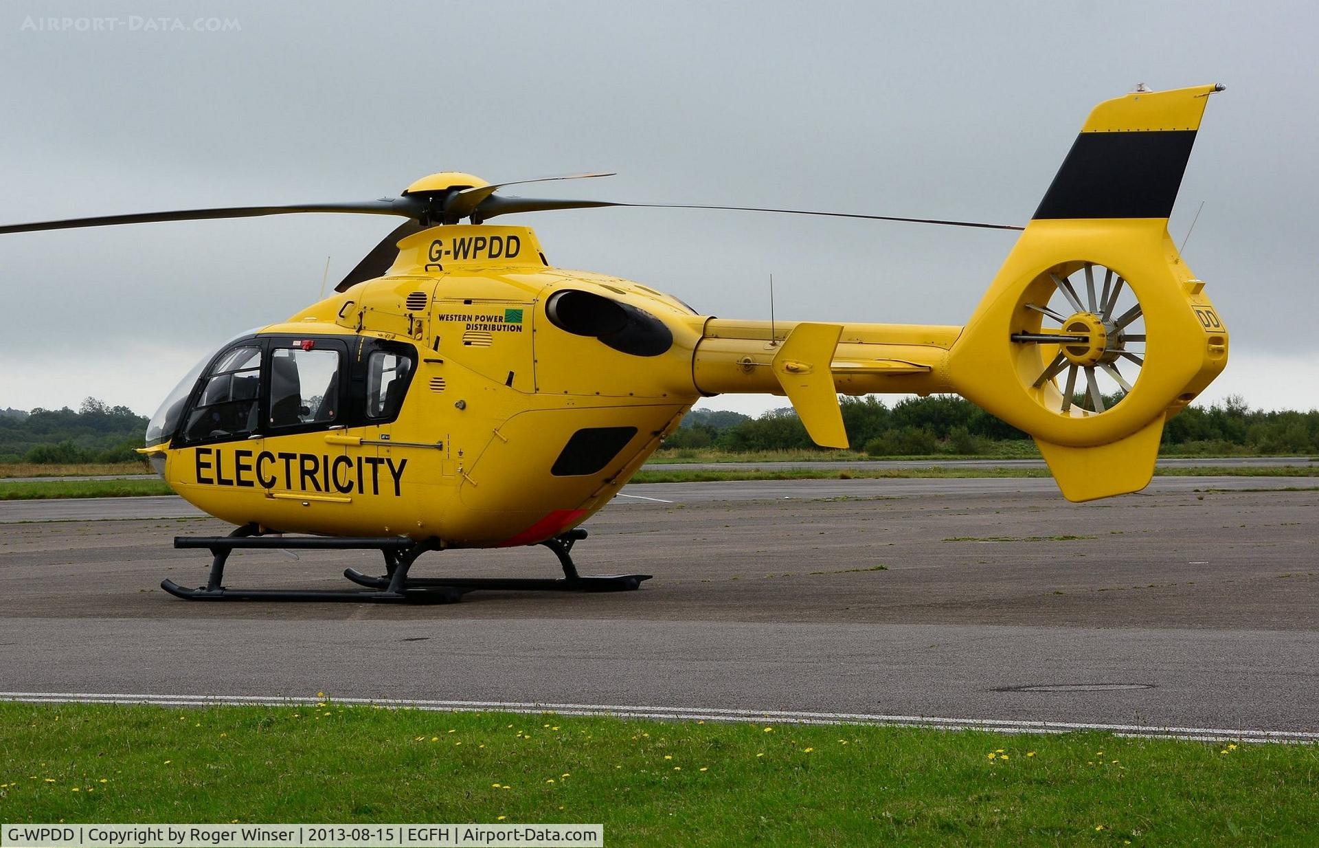G-WPDD, 1999 Eurocopter EC-135P-1 C/N 0071, Visiting helicopter operated by Western Power Distribution Helicopter Unit. Previously registered D-HSOS.