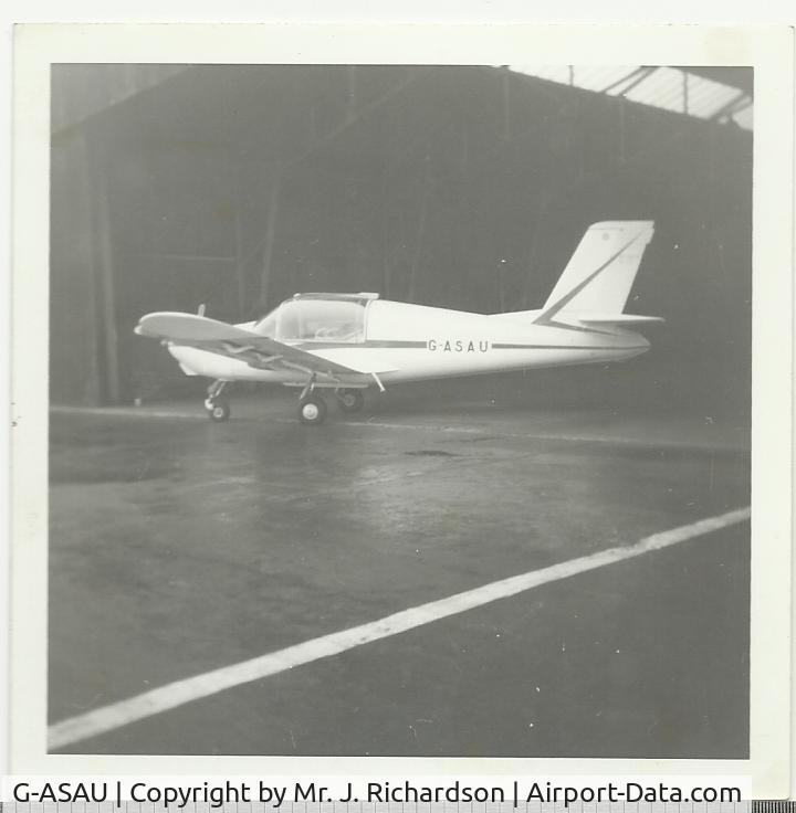 G-ASAU, 1962 Morane-Saulnier MS-880B Rallye Club C/N 179, About 1964 - at Blackpool Squires Gate.