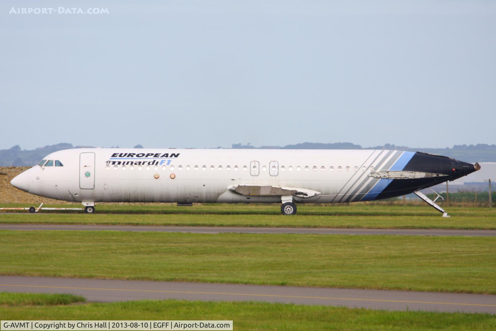 G-AVMT, 1968 BAC 111-510ED One-Eleven C/N BAC.147, used as a cabin smoke trainer by the airport fire brigade