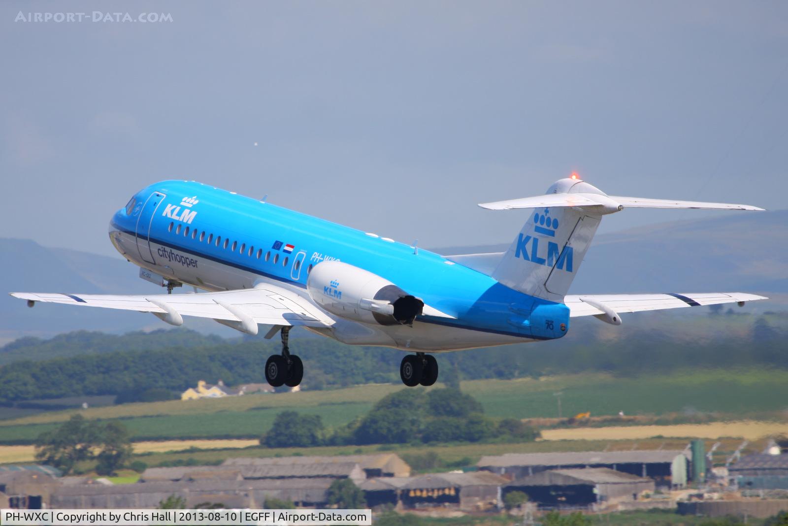 PH-WXC, 1996 Fokker 70 (F-28-0070) C/N 11574, KLM Cityhopper